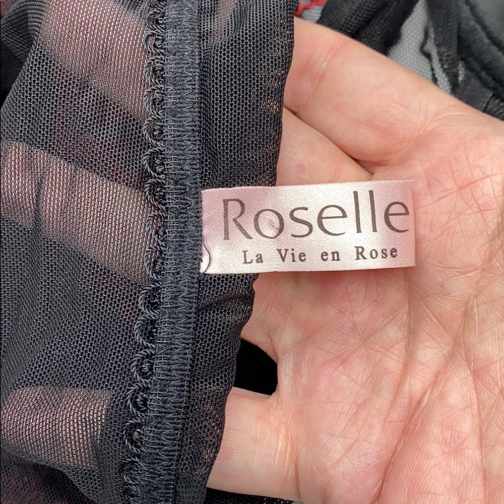 Roselle BLK/PNK Sequin Camisole, 36B *P1044 - Picture 5 of 8